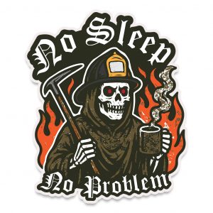 No Sleep No Problem - Bubble-free stickers